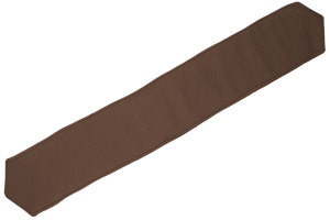 Wildlederoptik Lkw Gardinen R&uuml;ckhalteband mit Ringen 14cm (Extra breit) grizzly braun*