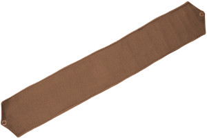Wildlederoptik Lkw R&uuml;ckhalteband f&uuml;r Scheibengardinen 14cm (Extra breit) caramel grizzly