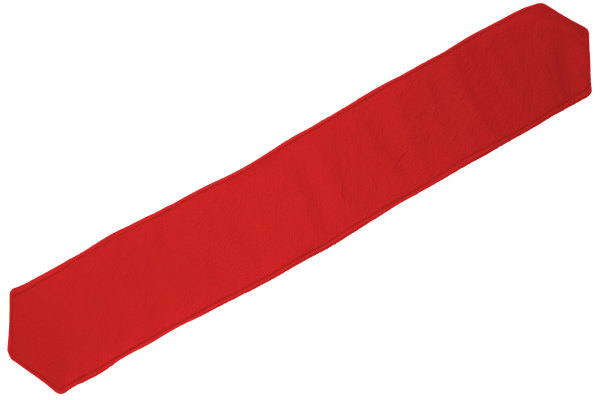 Wildlederoptik Lkw Rückhalteband für Scheibengardinen 14cm (Extra breit) rot* dunkelbraun