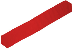 Vastzetlint voor raamgordijnen in su&egrave;de-look 14cm (extra breed) rood* donkerbruin