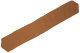 Wildlederoptik Lkw Gardinen Rückhalteband mit Ringen 14cm (Extra breit) dunkelbraun caramel