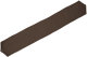 Vastzetlint voor raamgordijnen in suède-look 14cm (extra breed) karamel donkerbruin