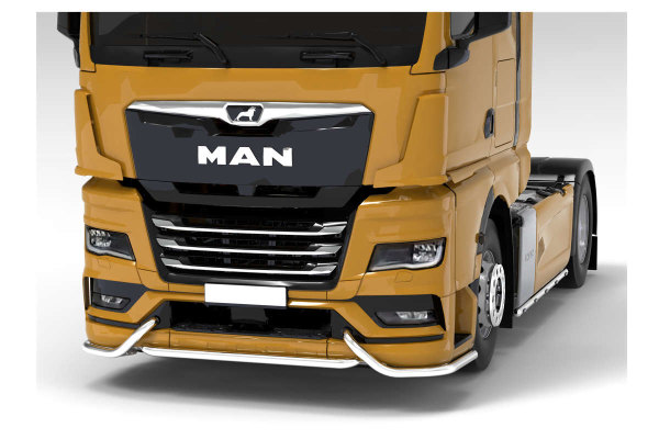 Suitable for MAN*: TGX EURO6 (2020-...) - GX I GM - underride protection tube - 3-pice without LED