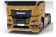 Suitable for MAN*: TGX EURO6 (2020-...) - GX I GM - underride protection tube - 3-pice without LED