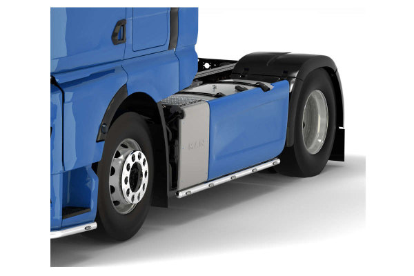 Suitable for MAN*: TGX Euro6 (2020-...) - Wheelbase 3600 mm - Sidebar - with LED light set (incl. installation)