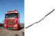 Suitable for Mercedes*: Actros MP4 | MP5 2500mm cabin lower spare tube for bull bar "MEGA"