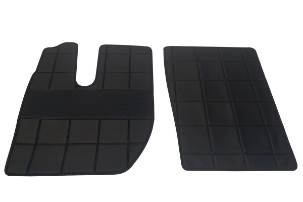Adatto per IVECO*: Tappetini S-Way - ClassicLine in similpelle nero (2019-2024)