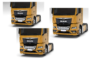 Suitable for MAN*: TGX (2020-...) - GM cab - stainless...