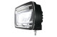 HELLA Jumbo LED - Proiettore abbagliante + luce di posizione a LED - Multivoltaggio 12/24 V - Colore del corpo nero - REF: 25