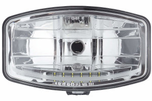 Fari supplementari per camion Hella Jumbo 320 FF 12-24V Luce di posizione abbagliante a LED 37,5 Lente trasparente