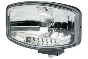 Extra strålkastare för lastbil Hella Jumbo 320 FF 12-24V spotlight LED positionsljus 37,5 klarglas