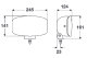 Lkw Zusatzscheinwerfer Hella Jumbo 320 FF 12-24V Fernscheinwerfer Standard Positionslicht (5W5) 37,5 Klarglas
