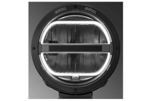 HELLA Luminator LED Fernscheinwerfer + LED-Positionslicht - Multivoltage 12/24 V REF 25 Schwarz