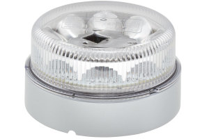 HELLA-blinkers - K-LED FO-LED - ljusf&auml;rg gul - linsf&auml;rg transparent - 1 blixtfunktion - plan (montering p&aring; konsol plus monteringsplatta)