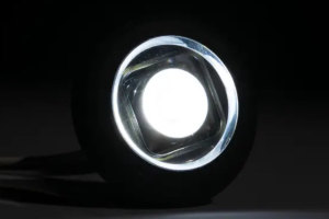 Luce di ingombro a LED rotonda 12-36V bianca