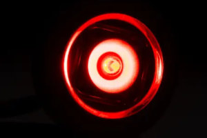 Luce di ingombro a LED rotonda 12-36V rossa