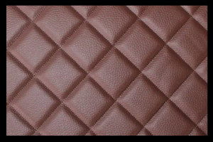 Suitable for IVECO*: S-Way (2019-...) Seat base cover - Imitation leather HollandLine brown