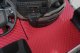 Lämplig för MAN*: TGX EURO6 (2020-...) Motortunnelskydd & golvmattor - HollandLine läderimitation röd