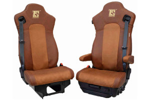 Fits for IVECO*: S-Way (2019-...) - Imitation leather...