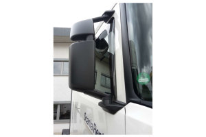 Suitable for Scania*: S I R4 (2016-...) - Climair truck SET rain- and wind deflectors - plugged in - Black