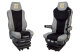 Suitable for MAN*: TGX, TGS, TGM, TGL, TGA - Imitation leather oldschool - seat covers 1 strap integrated