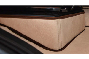 Suitable for IVECO*: S-Way (2019-...) - automatic I seat base trim - leatherette oldschool