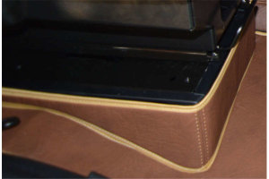 Suitable for IVECO*: S-Way (2019-...) - automatic I seat base trim - leatherette oldschool