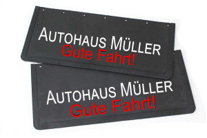 Truck front mud flap, printable
