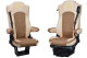 Suitable for Mercedes*: Actros MP4 I MP5 (2011-...) - faux leather oldschool - seat covers