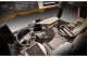 Lämplig för Mercedes*: Actros MP4 I MP5 (2011-...) - SoloStar Concept - Oldschool konstläder - Sätesklädsel - Betonggrå I Svart