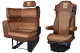 Fits for Mercedes*: Actros MP4 I MP5 (2011-...) - SoloStar Concept - Leatherette Oldschool - Seat covers - grizzly I brown