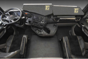 Passar till Scania*: S I R4 (2016-...) I Automatic - Leatherette Oldschool - Komplett set