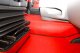 Lämplig för Scania*: R4 (2016-...) I Automatik I BF stor konsol - Oldschool konstläder - komplett set - röd I svart