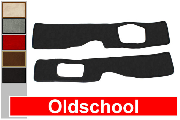 Adatto per DAF*: XF106 EURO6 (2013-...) - Similpelle Oldschool - Rivestimento della base del sedile
