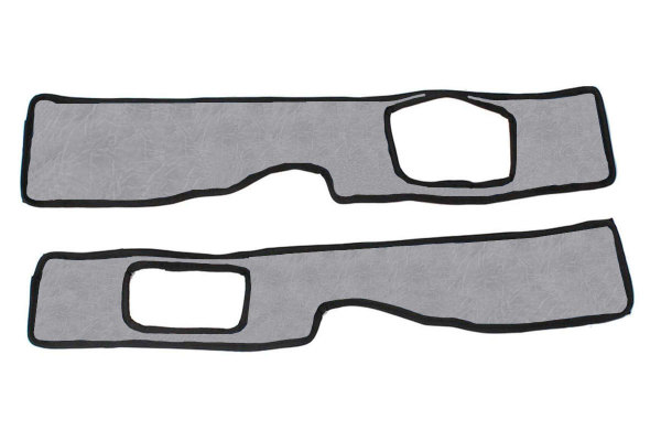Suitable for DAF*: XF106 EURO6 (2013-...) - leatherette oldschool - seat base trim - concrete gray I black
