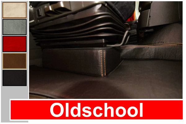 Geschikt voor Volvo*: FH4 I FH5 (2013-...) - Oldschool kunstleder - Stoelbasisbekleding