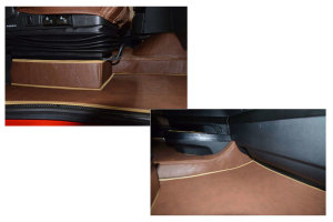 Geschikt voor Volvo*: FH4 I FH5 (2013-...) - Oldschool kunstleder - Stoelbasisbekleding