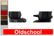 Suitable for MAN*: TGX EURO6 (2018-2020) - leatherette oldschool - armrest covers 