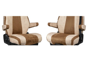 Fits for Volvo*: FH4 (2013-2020) - Armrest covers - leatherette oldschool leatherette