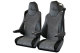 Suitable for MAN*: TGX EURO6 (2020-...) I TGS EURO6 (2020-...) - Extreme Professional seat covers in set - seat color middle grey - with Logo - without armrest covers