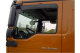 Lämplig för MAN*: Regn- och vindavvisare för lastbil för TGA, TGL, TGM svart