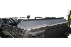 Suitable for Volvo*: FH5 (2021-...) Truck XXL table, large shelf Aluminium-optics