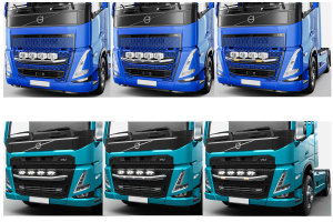 Suitable for Volvo*: FH5 I FM5 (2021-...) Front light bar...
