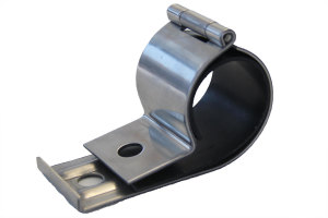 Stainless steel clamp for headlamp I &Oslash; 60 mm I &Oslash; 70 mm I &Oslash; 76 mm
