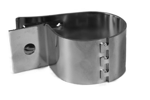 Stainless steel clamp for headlamp I Ø 70 mm 