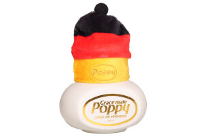 Cappello a berretto - per il deodorante Poppy e lanatra di gomma, Duck Germany (Nero I Rosso I Oro)