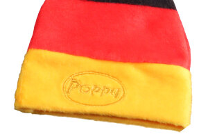 Cappello a berretto - per il deodorante Poppy e lanatra di gomma, Duck Germany (Nero I Rosso I Oro)