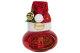 Cappello a forma di berretto - per il deodorante per ambienti Poppy e lanatra in gomma, Duck Santa Claus, Natale