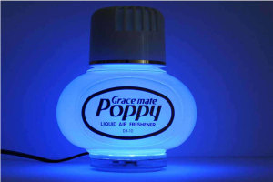 LED Beleuchtung f&uuml;r original Poppy Lufterfrischer 5 V - USB-Anschluss blau