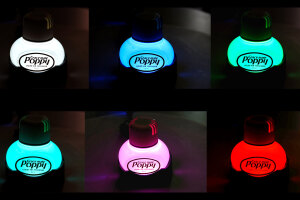 LED Beleuchtung für original Poppy Lufterfrischer 5 V - USB-Anschluss RGB mehrfarbig